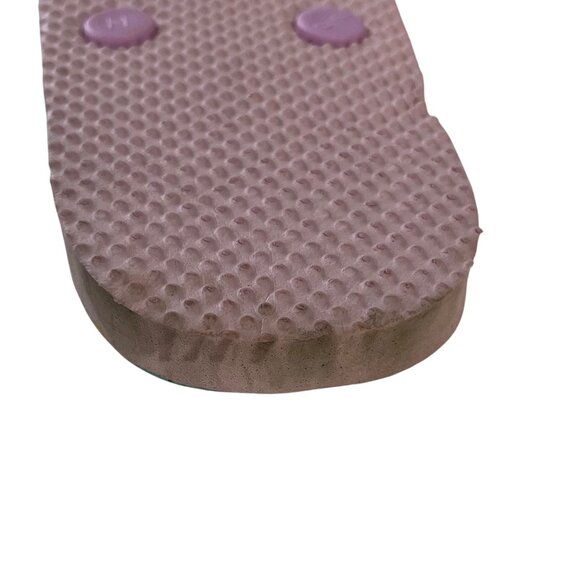 Flip Flops Womens Size Medium 7-8 Pink Tie Dye New Rubber Sandals Beachwear - Picture 3 of 7